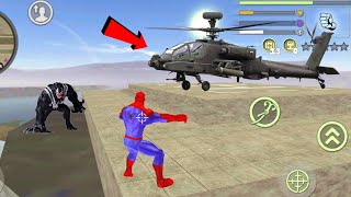 Super Rope Hero Spider Open World Street Gangster (Spider Man On Tower) - Android Gameplay HD screenshot 4
