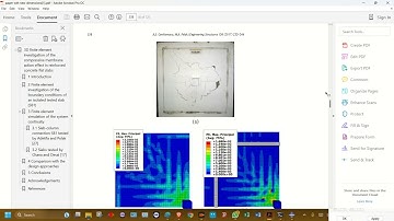 RCC slab simply supported modelling in abaqus