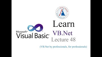 Vb Net Lecture 48(Using MenuStrip,Menu,MenuItem)