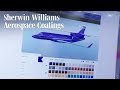 Try the aircraft color visualizer tool from sherwin williams aerospace coatings  ain