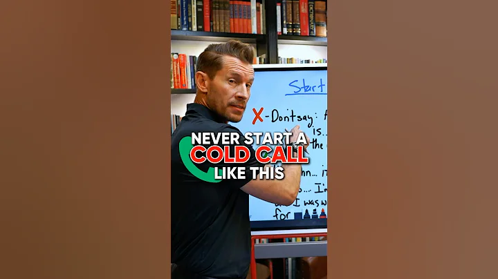 Fix this immediately for your cold calls‼️