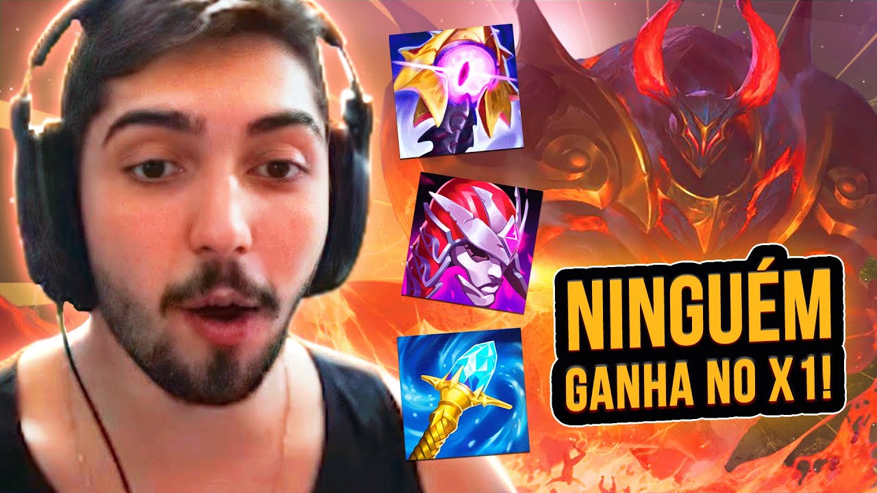 BATER X1 COM MEU MORDEKAISER É MALUQUICE PO....