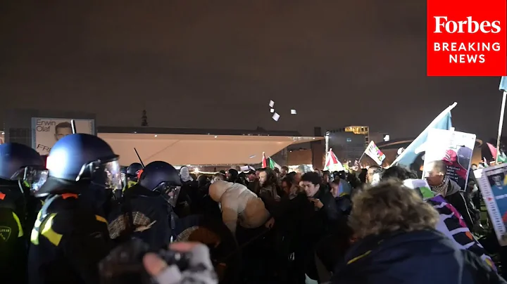 Police In Amsterdam Clash With Pro-Palestinian Protesters Outside Concert Featuring Israeli Singer