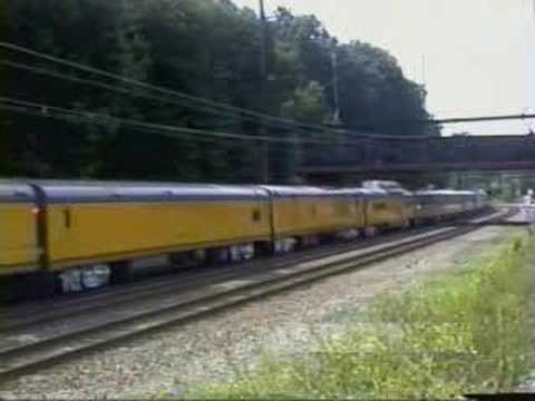 CSX UP 2000 Republican Convention Train