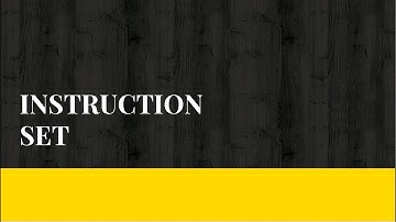 Instruction set : Characteristic and Function (Kelompok 3)