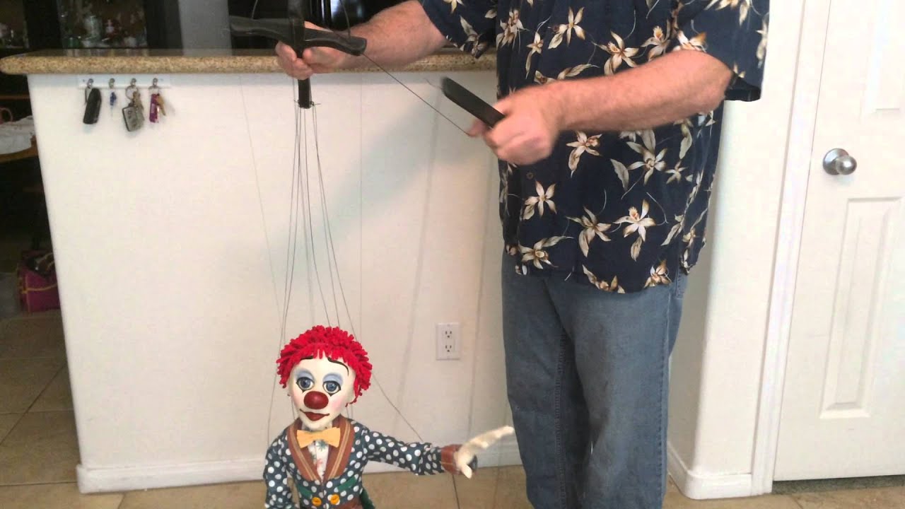 Instructional Video 2. KORBY the CLOWN. puppets scottlandThepuppetman