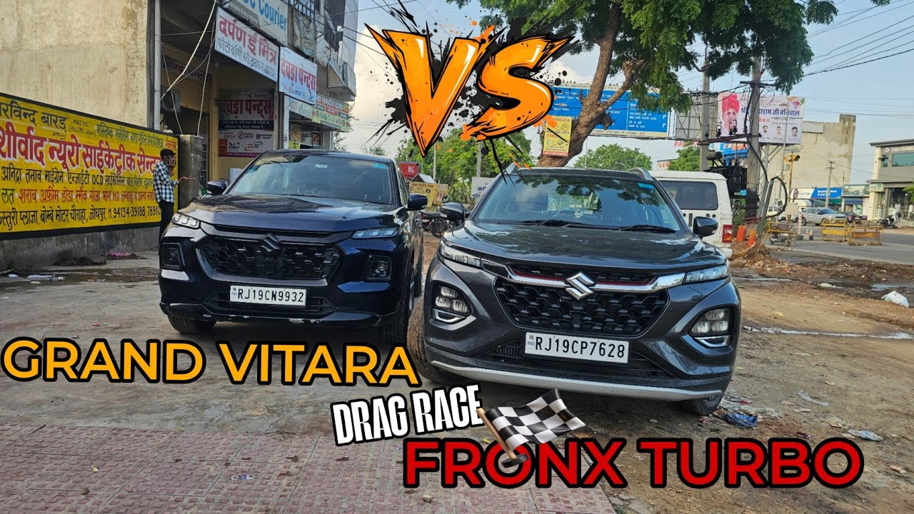 FronX Turbo VS Grand Vitara Drag Race 🔥