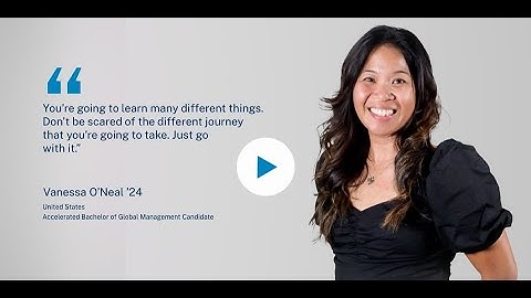 Accelerated Master of Global Management: Vanessa O