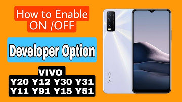 Vivo Y12s developer Option Settings || Vivo Y12s phone