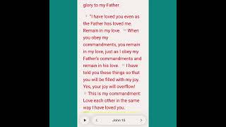 John 15 - NLT - Audio Bible