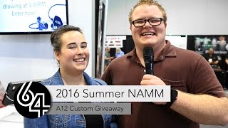 64 Audio Summer NAMM 2016 A12 Giveaway Winners