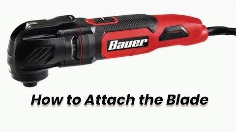 How to change the blade on the Bauer oscillating multi-tool #HarborFreight #insidetrackclub #drywall