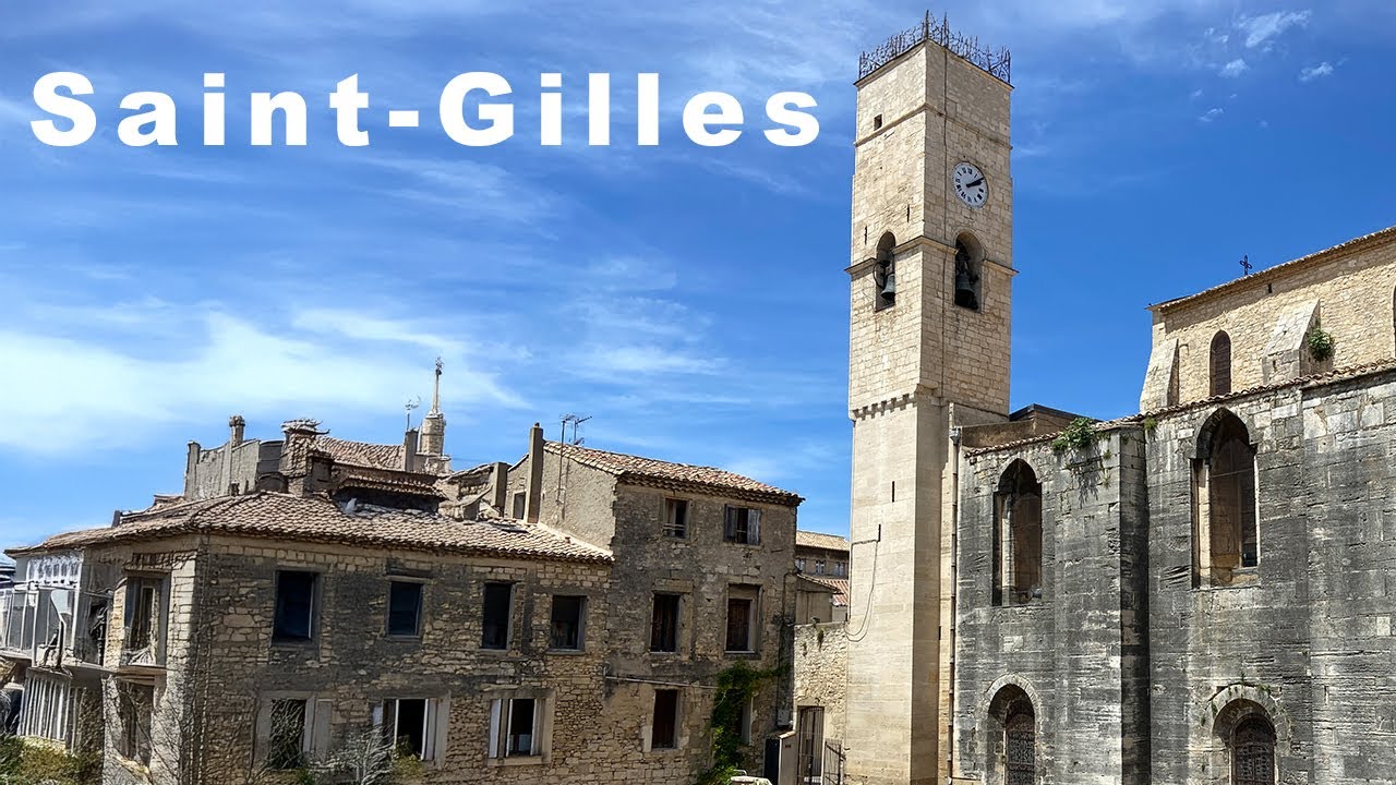 The church Saint Gilles -  A Medieval Pilgrimage Site #SaintGilles #Cathars