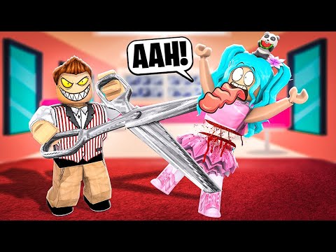 ¡ROBLOX ESCAPA DE LA PELUQUERÍA O SERÁS CORTADO EN DOS TROZOS!
