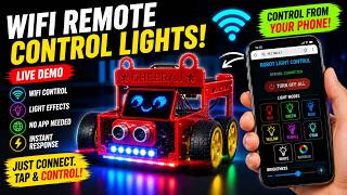Control Robot Lights via WiFi 🔥 Phone → Robot Demo screenshot 5