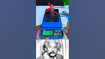 Brushless motor thrust test 🙂                         #eloctronic #science #shorts