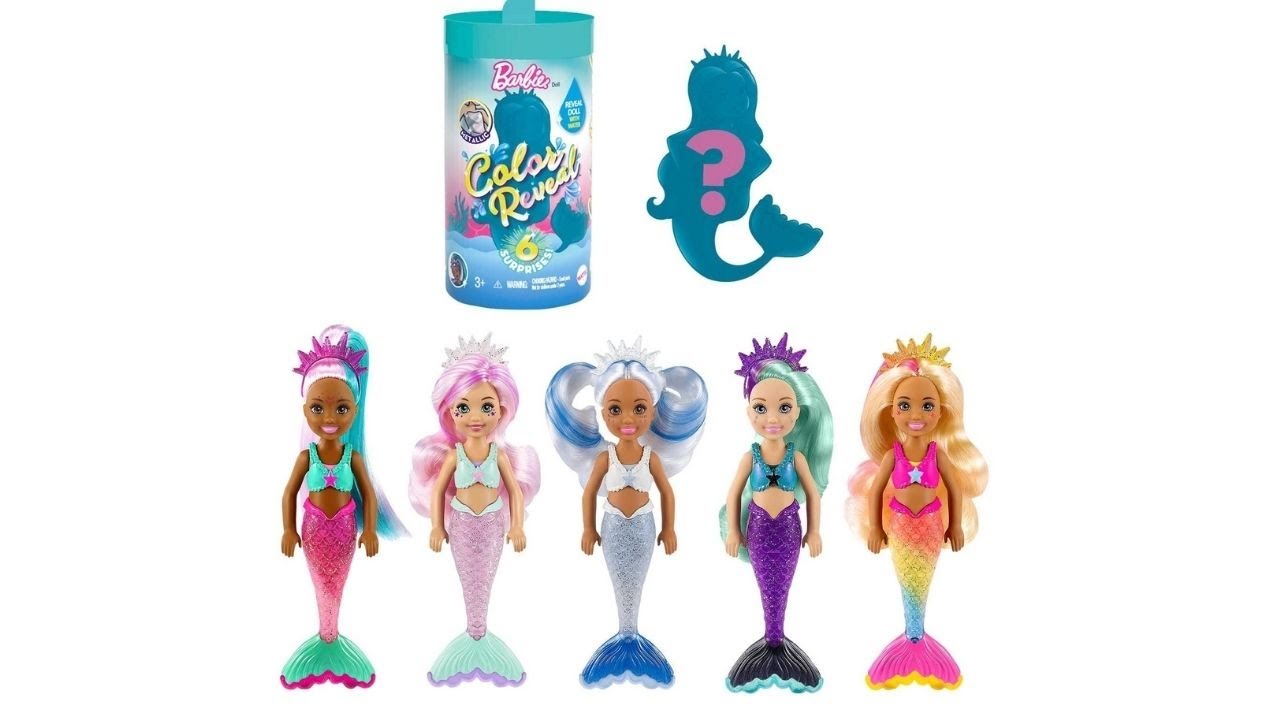 Barbie Color Reveal Mermaid Chelsea Doll #shorts - YouTube