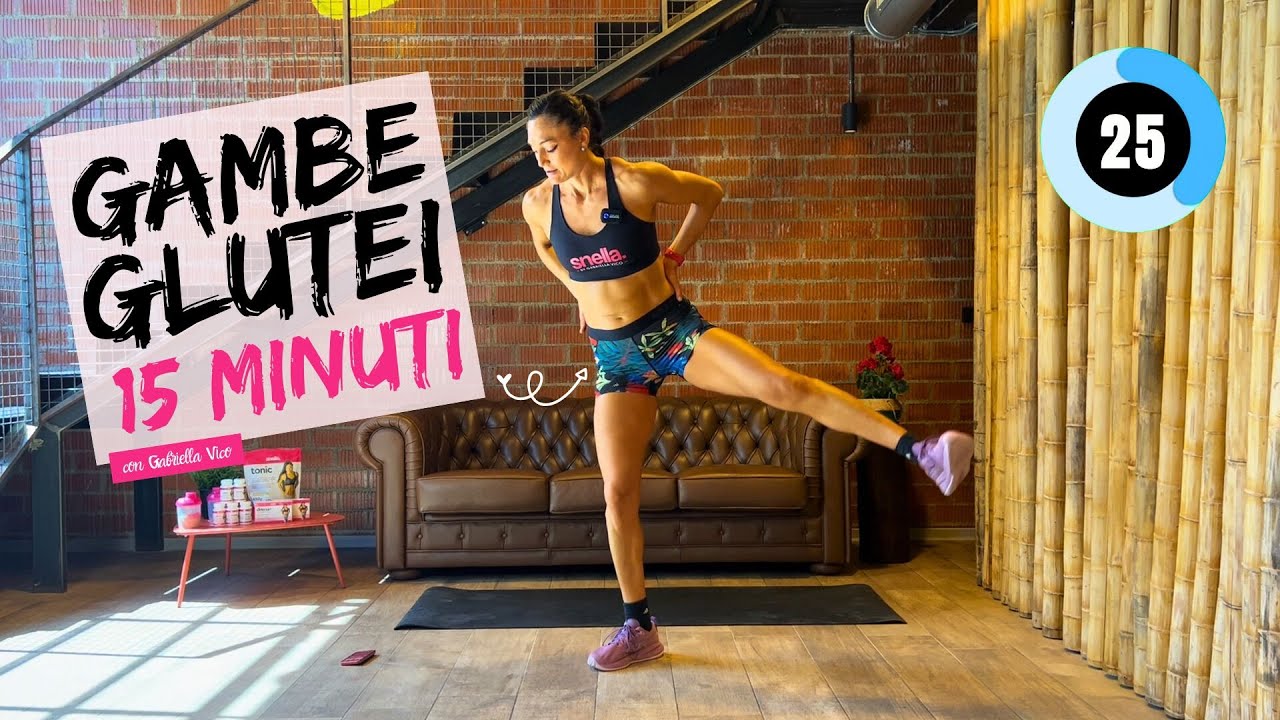 Rassoda Gambe e Glutei in 15 Minuti da Casa – Sessione con Gabriella Vico