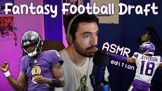 ASMR fantasy football draft - clicky whispers, assortment of triggers