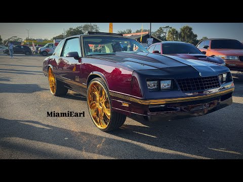 Chevy Monte Carlo SS on Forgiato wheels at Florida classic 2025￼