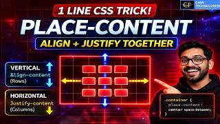 CSS Grid Practical Tutorial in Hindi | Place Content - Session - 11 - ChiPi Technologies