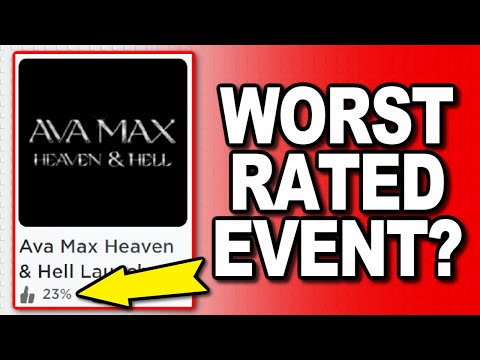 Worst Roblox Event Ever Ava Max Concert Game - robux new gen