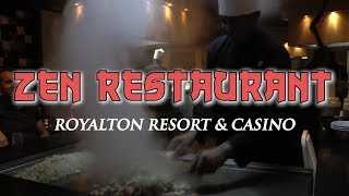 Zen Restaurant │ Dinning experience at the Zen Restaurant, by Royalton. Features Teppanyaki show.
