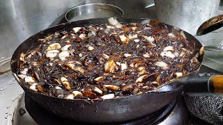 Onions instead of water! Make 200 servings of black bean noodles  korean street food