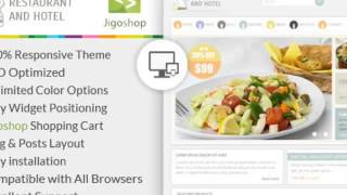 Restaurant - WordPress Jigoshop Theme