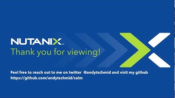 Automating SQL 2014 Deployment with Nutanix Calm