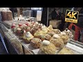 Mahane Yehuda in the evening, famous place in Jerusalem 4k60