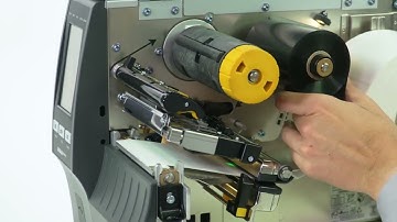 How to Load the Media and Ribbon in the ZT411 and ZT421 Zebra  Printers