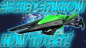 Destiny - "SECRET DAWNING SPARROW!" - SECRET HIDDEN SPARROW FOR THE DAWNING - SPECIAL SRL SPARROW!