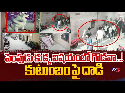 పెంపుడు కుక్క విషయంలో గొడవా..! Fight B/w Two Families Due To Pet Dog | Hyderabad | TV5 News - TV5NEWS