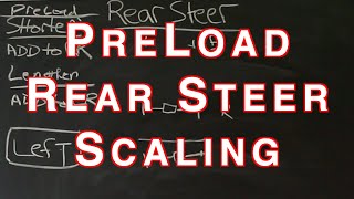 PreLoad | Rear Steer | Scaling Your Car