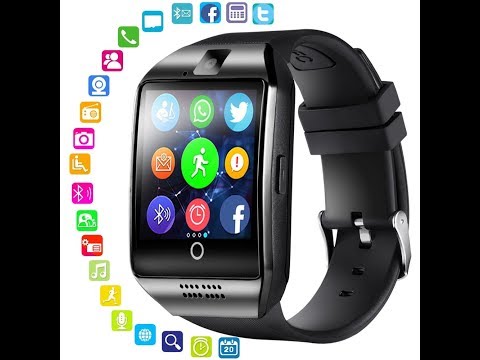 Q18 Bluetooth Smartwatch SIM TF Card Slot Fitness Activity Tracker Sport Watch