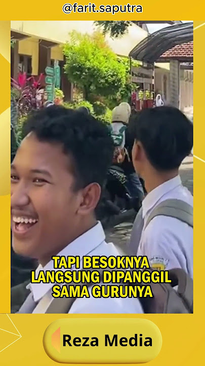 Awalnya iseng bikin pengumuman pulang sekolah akhirnya di panggil guru