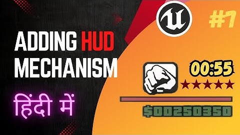 [GTA 6] Unreal Engine 5 Tutorial: Creating HUD Elements  [Hindi]