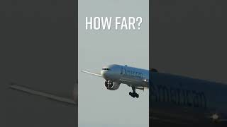 How far? – LAX #zoomtest #planespotting #americanairlines