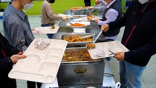 A collection of popular Korean buffet videos