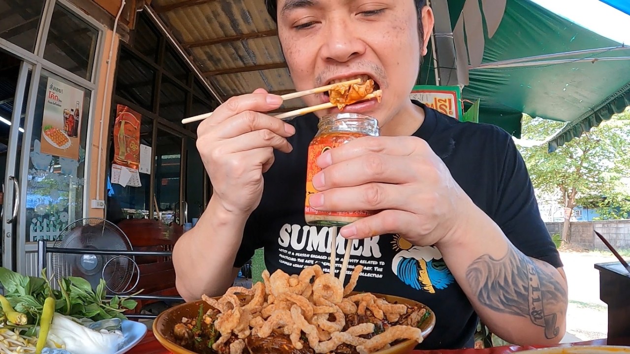 ต้มเส้นหลังโรงเรียน เต้าหู้ดองแตง