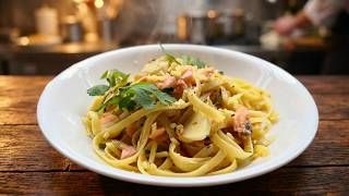 Smoked Salmon Aglio Olio