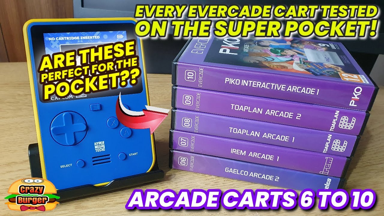 Evercade Arcade Collections 6 to 10 Some Great Carts Here! BUT Not