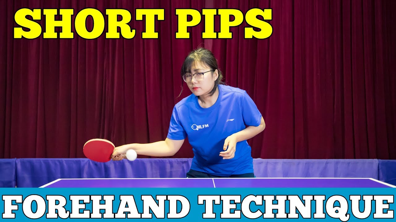 Forehand Technique With Short Pips Rubber MLFM Table Tennis Tutorial