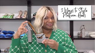 3 Ways To Style Platform Heels Featuring Aquazzura Platform Heels