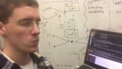 Bitcoin developer: Lightning transaction at the Bcoin hackathon in SF