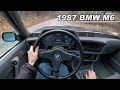 Driving The 1987 BMW M6 - Revving out a German Icon (POV Binaural Audio)