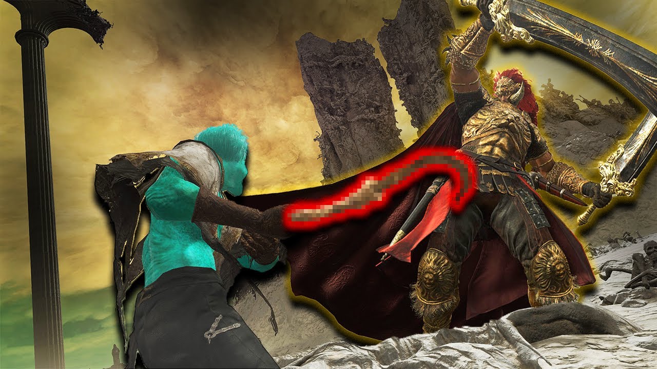 How I Beat Elden Ring's DLC Using The WORST Weapon