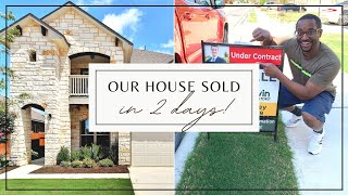 HOUSE SOLD IN 2 DAYS! APARTMENT HUNTING + ANNIVERSARY DATE!