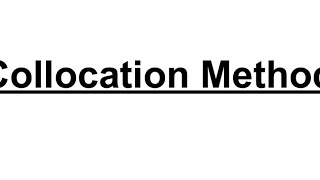 Famous Collocation Method | FEA Net Worth
